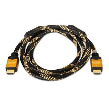 Aisens Cable HDMI Alta Velocidad 1.8m con Ethernet y Ferrita, Negro